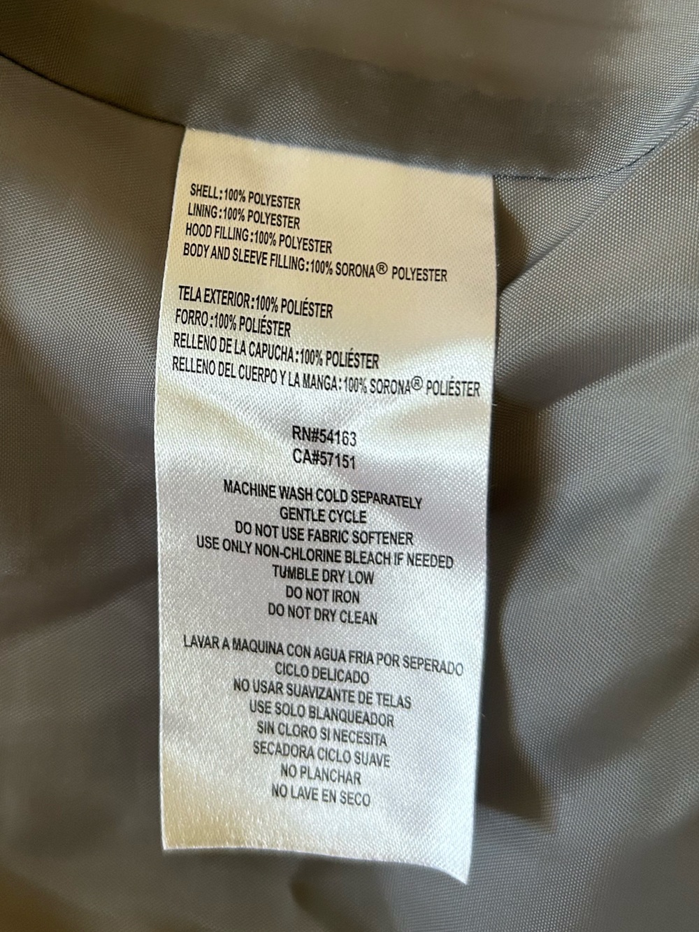 White puffer coat Tommy Hilfiger - Picture 8 of 11